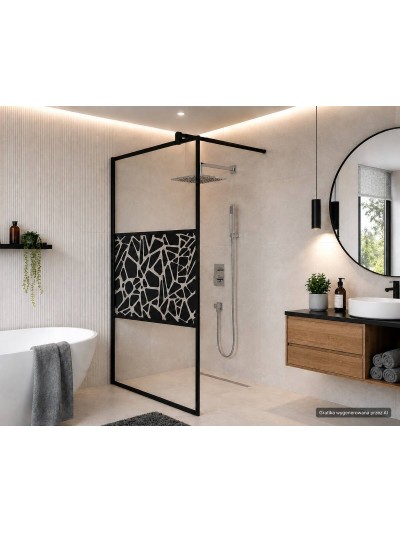 Ścianka prysznicowa Walk-In 100x195 cm 5 mm | Savana